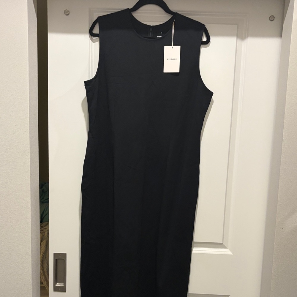 Everlane Elegant Black Midi Dress